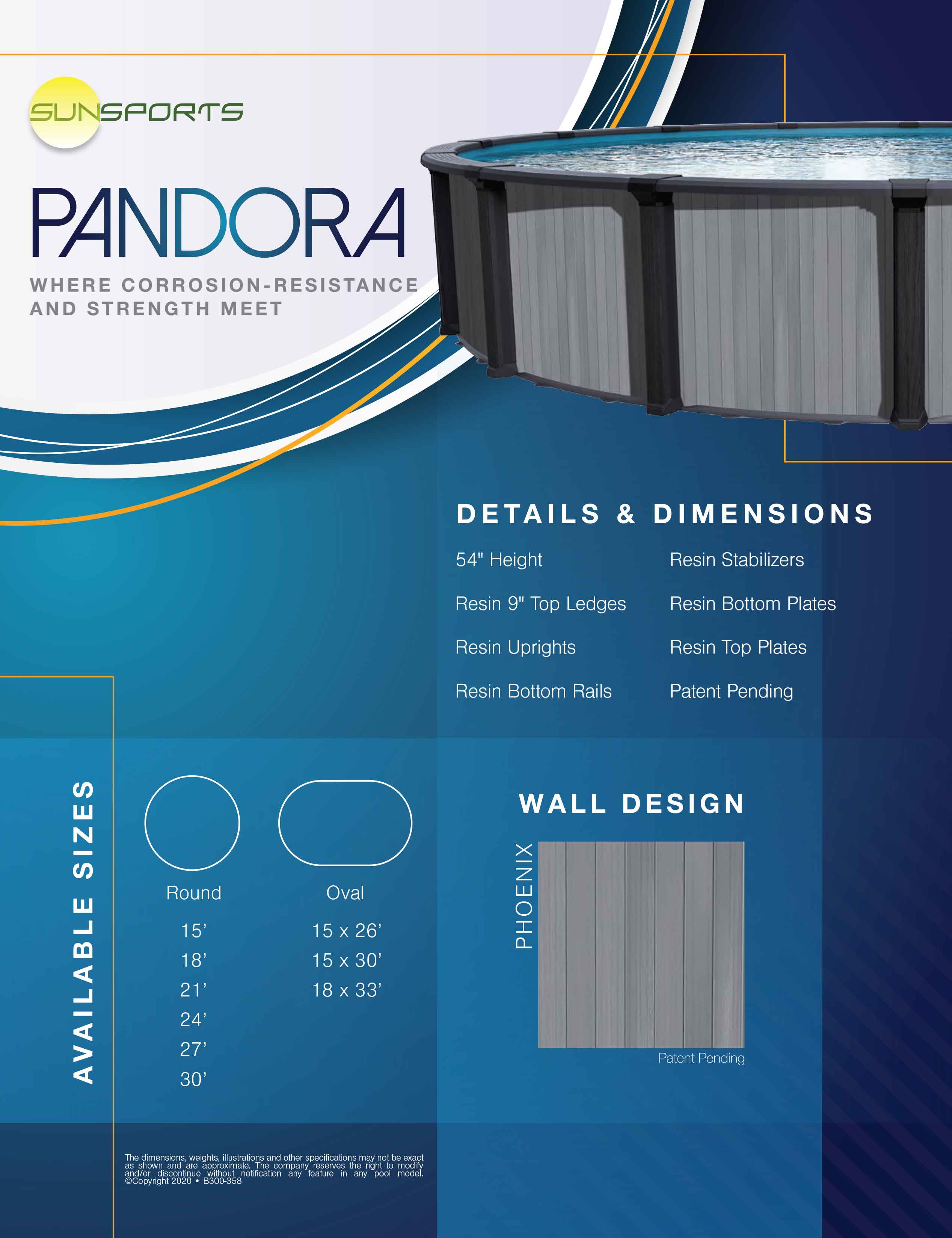 Pandora Brochure Front image