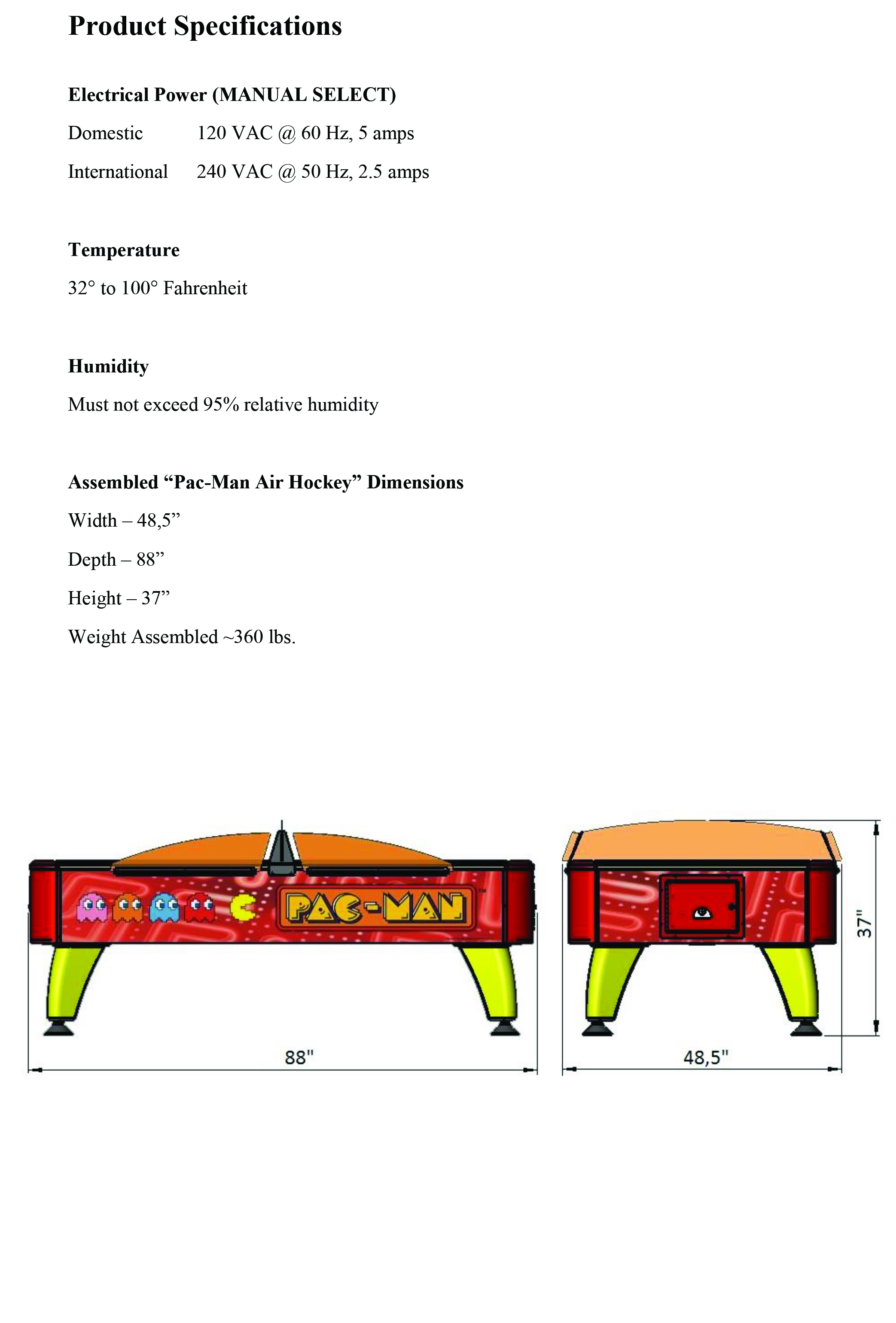 Specifications