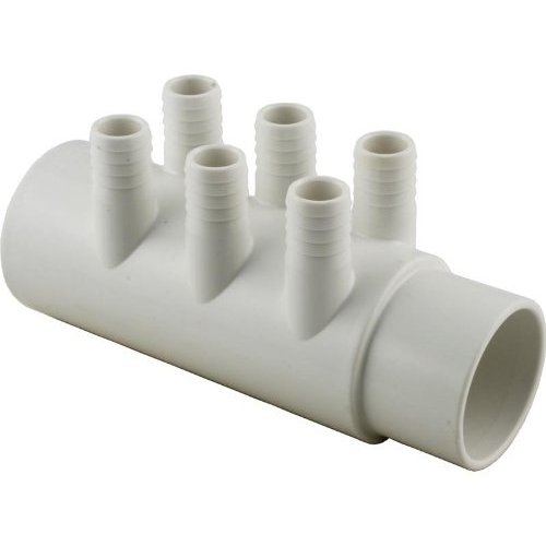 Sundance® Water Manifold: 6 Port 0.75"Barb x 2" Slip M/F