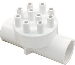 Viking 1" x 3-8" (Barb) 10 Position Air Manifold 