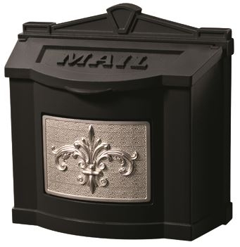 Black/Satin Nickel Fleur De Lis Series