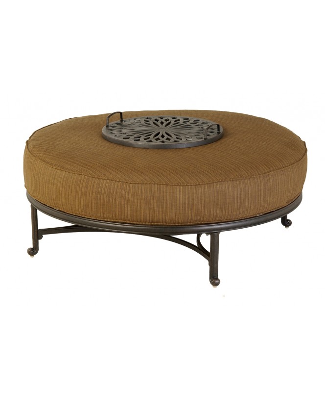 Round Estate Ottoman with Cast Tray
48"Dia x 10.8"H
Tray 21"Dia