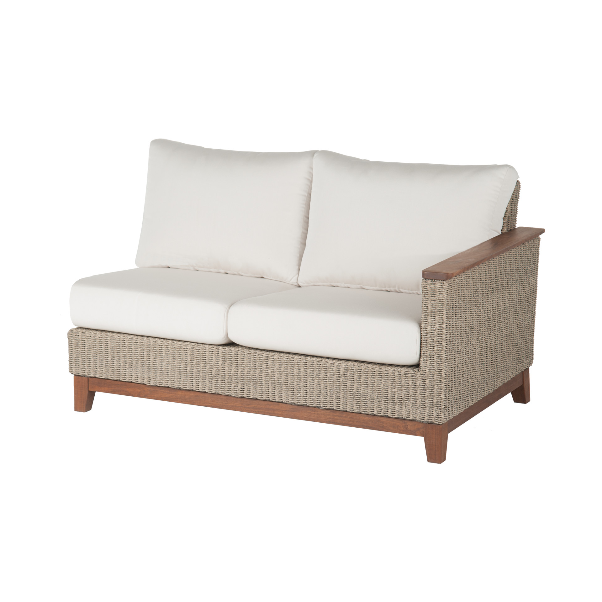 Coral Sectional Left Seat:
Total Width:56inches 
Total  Depth:37inches 
Total Height:31.5inches