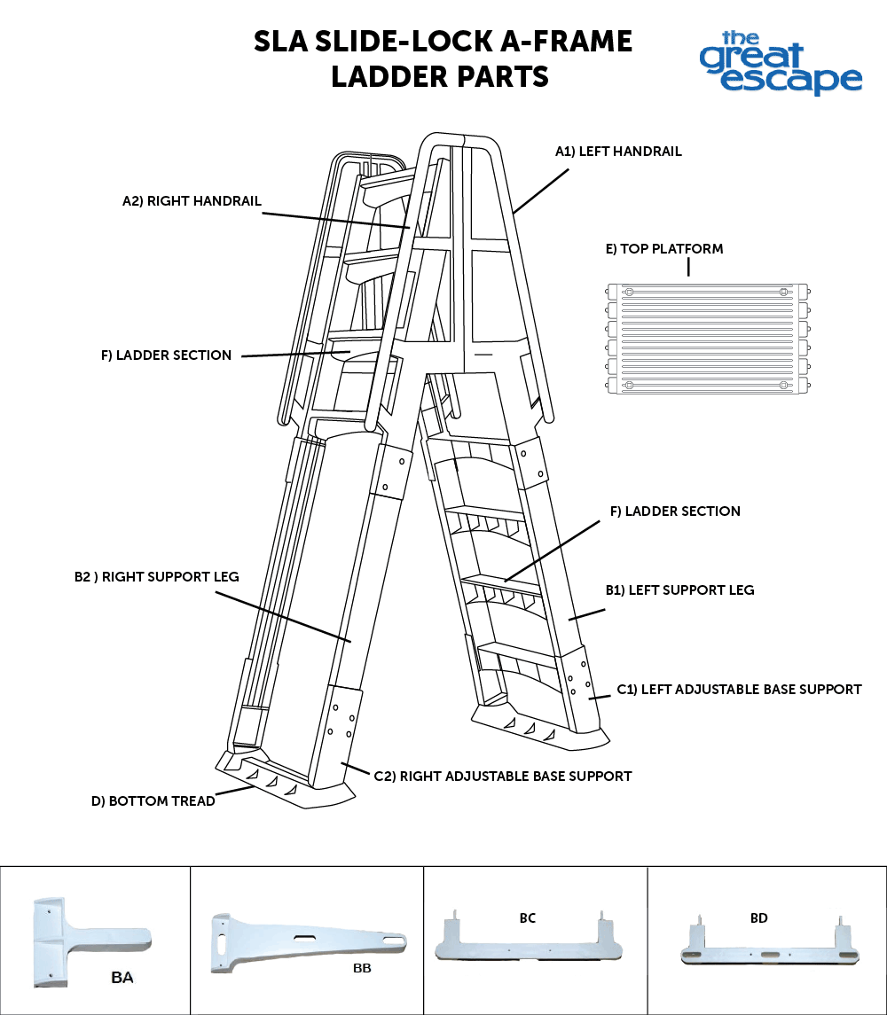 Vinyl Works SLA SLIDE-LOCK A-FRAME 