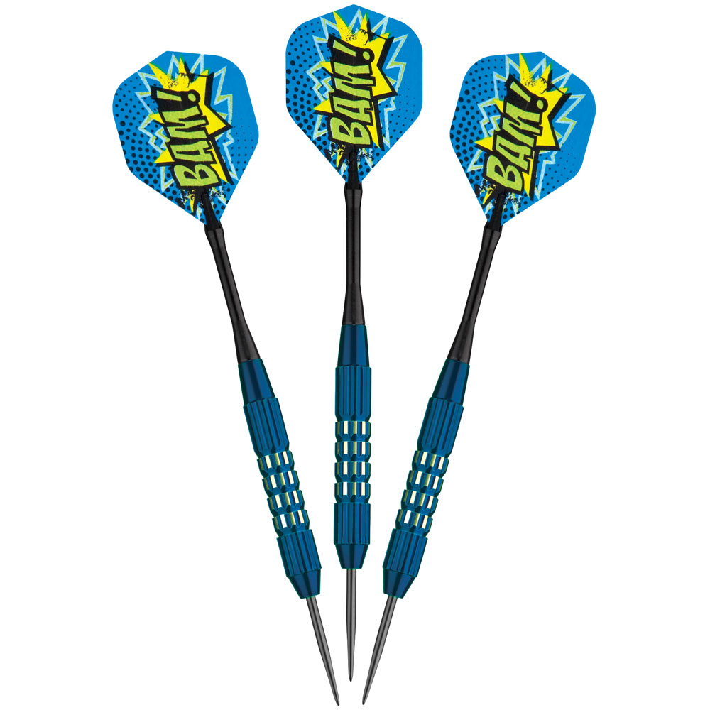 Comix  BAM! Steel Tip Darts Black 22 Grams