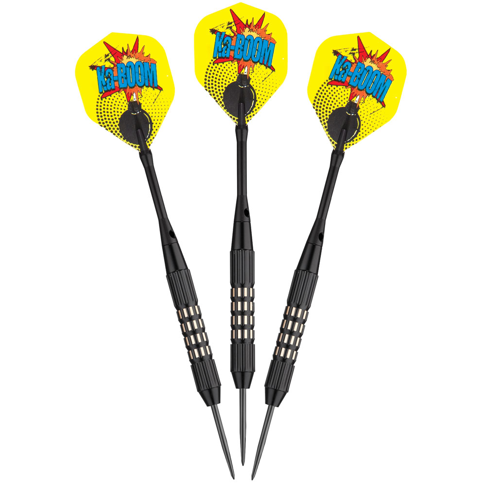 Comix Kaboom! Steel Tip Darts Blue 22 Grams