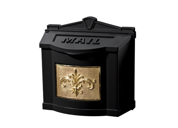 Black/Polished Brass Fleur De Lis Series