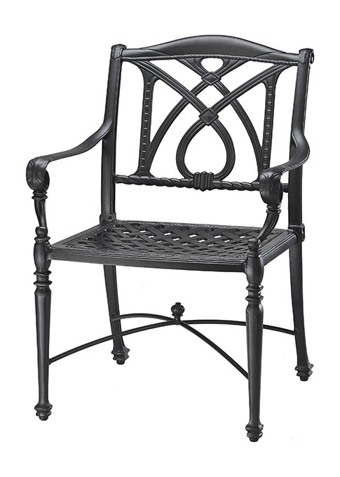 GRAND TERRACE CUSHION DINING CHAIR W: 25.5" D: 24.5" H: 36" Weight:27.5" 