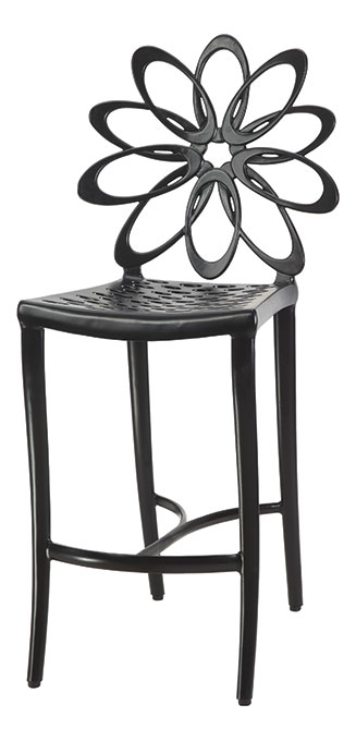 LOTUS CUSHION STATIONARY BAR STOOL W/O ARMSW: 22" D: 25" H: 47" Weight: 26.5lbs