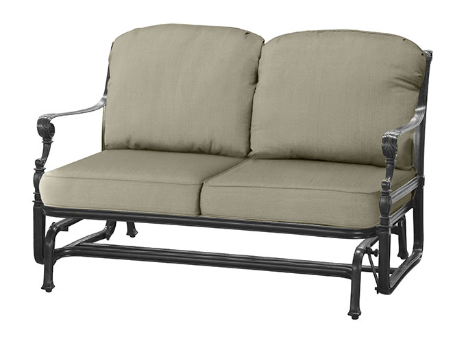 GRAND TERRACE CUSHION LOVESEAT GLIDERW: 52" D: 35" H: 39" Weight: 58.5lbs