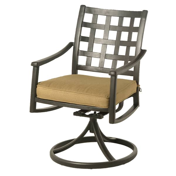 Stratford Swivel Rocker  24â€W x 19.3â€D x 36.7â€H Seat Height 16.5â€