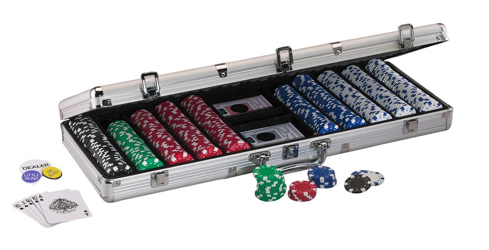 Replacement Aluminum 500Ct Poker Chip Case