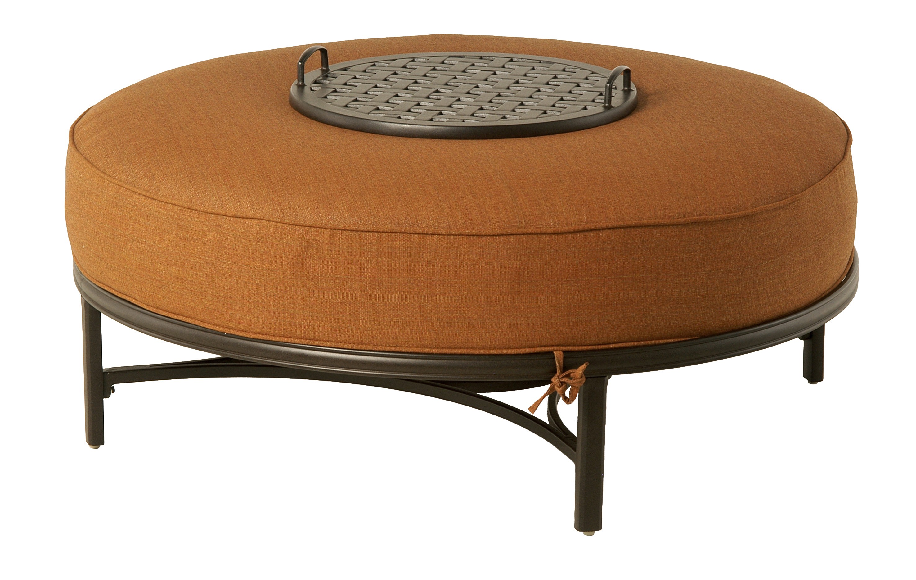 Stratford Outdoor Estate 48" Round Ottoman  48 x 48 x 10.8 Weight: 29lbs