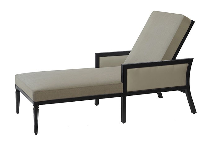 DRAKE UPHOLSTERED CHAISE LOUNGE W: 28" D: 77" H: 40" Weight: 48.5lbs