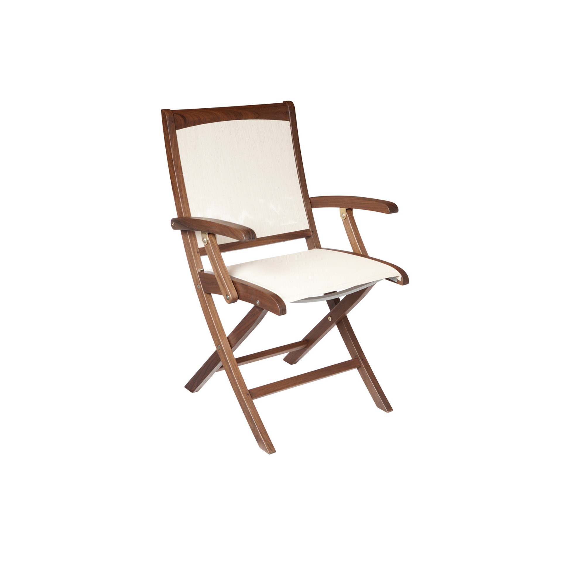 Topaz Folding Natural Sling Chair:
Total Height: 35inches
Total Width: 23inches
Total Depth: 26inches