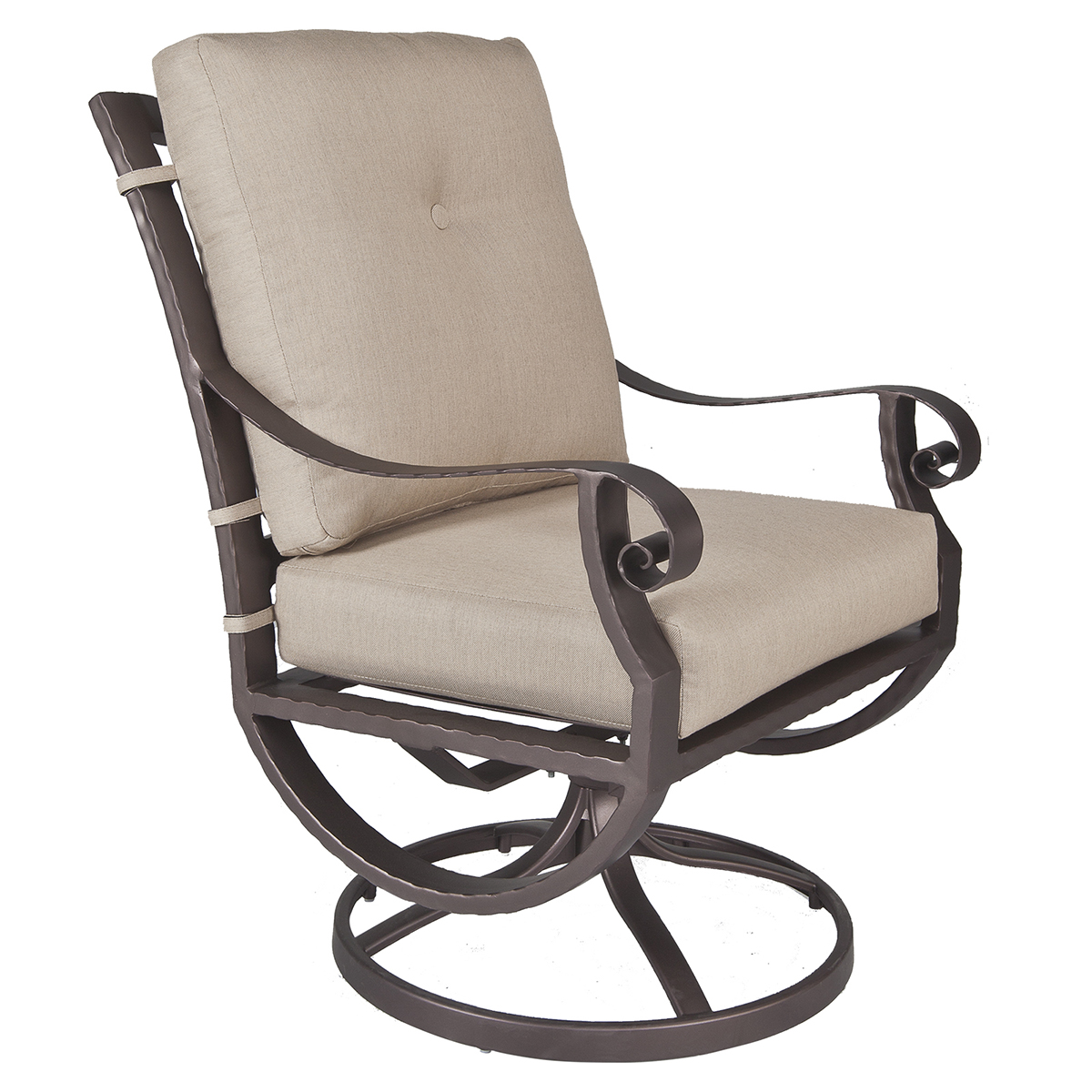 Swivel Rocker Club Dining Arm ChairWidth/Diameter :	26.5 Depth/Length:	32 Height:	38.5 Seat Height:	20 Arm Height:	25.5 Weight:	63 lbs