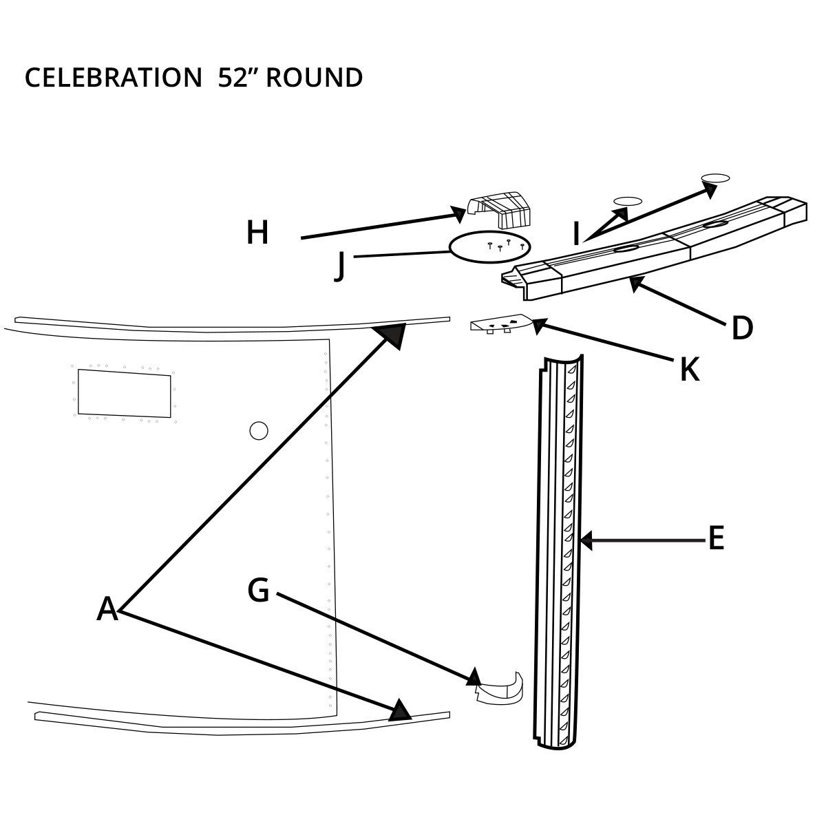 Celebration 52" Round