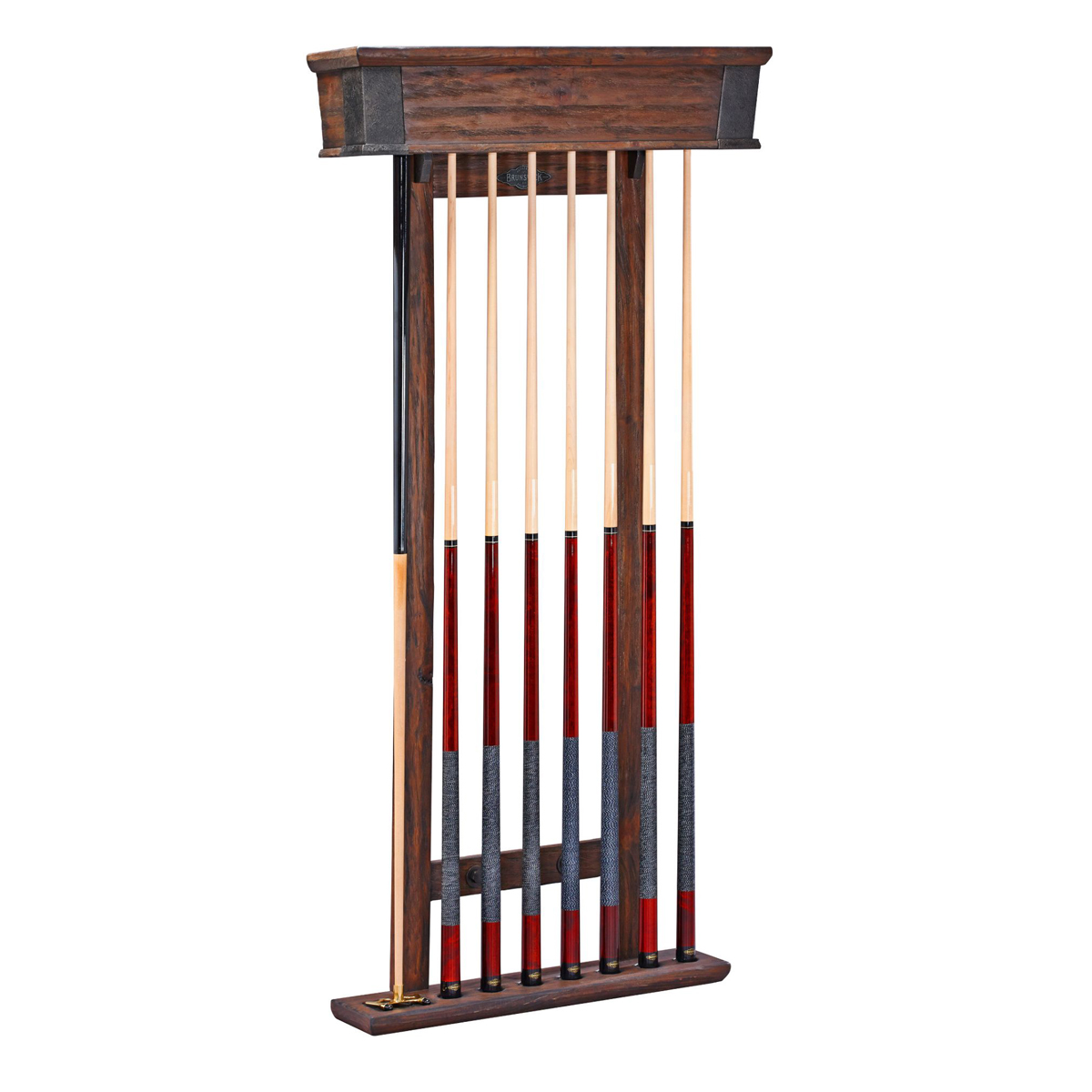 Canton Wall Rack - Black Forest 