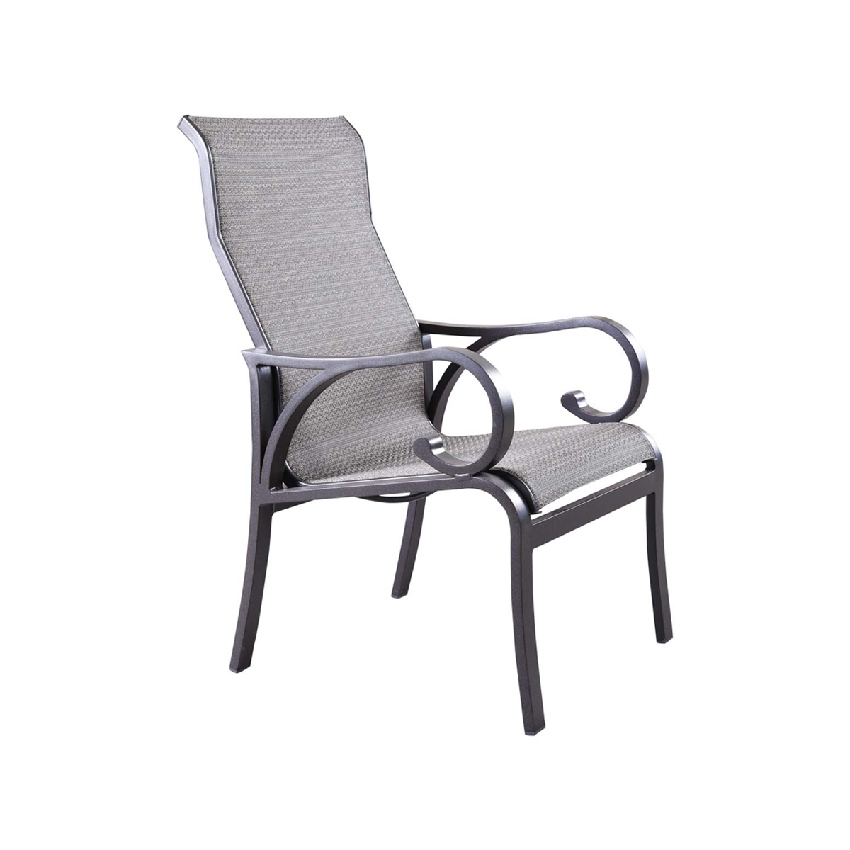 High Back Dining Chair:
25" W x 29" D 42" H
