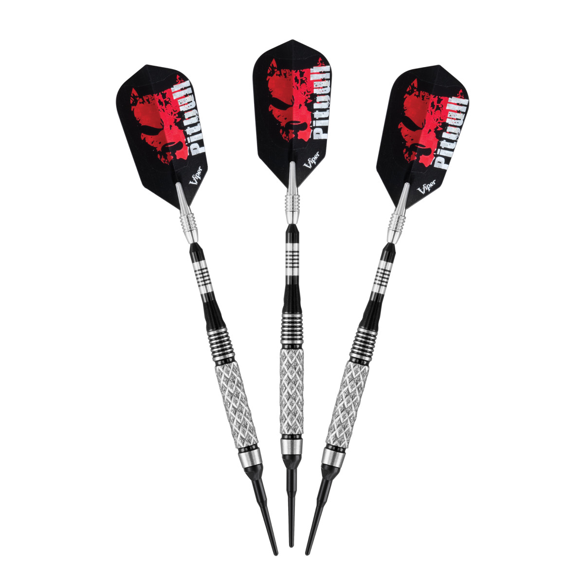 Viper Pitbull Tungsten Soft Tip Darts Diamond Cut Barrel 18 Grams