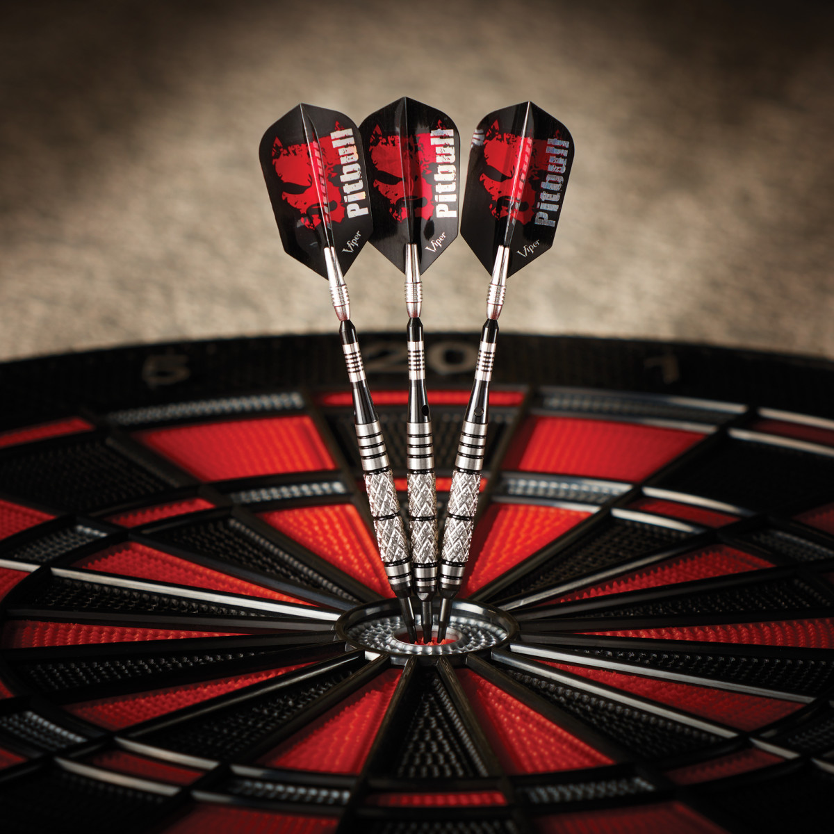 Viper Pitbull Tungsten Soft Tip Darts Diamond Cut and Ringed Barrel 18 Grams