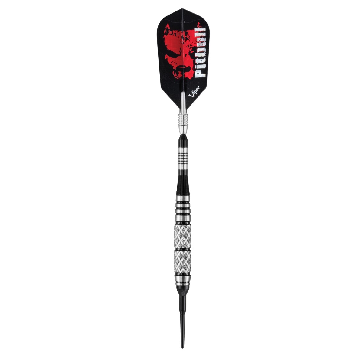 Viper Pitbull Tungsten Soft Tip Darts Diamond Cut and Ringed Barrel 18 Grams