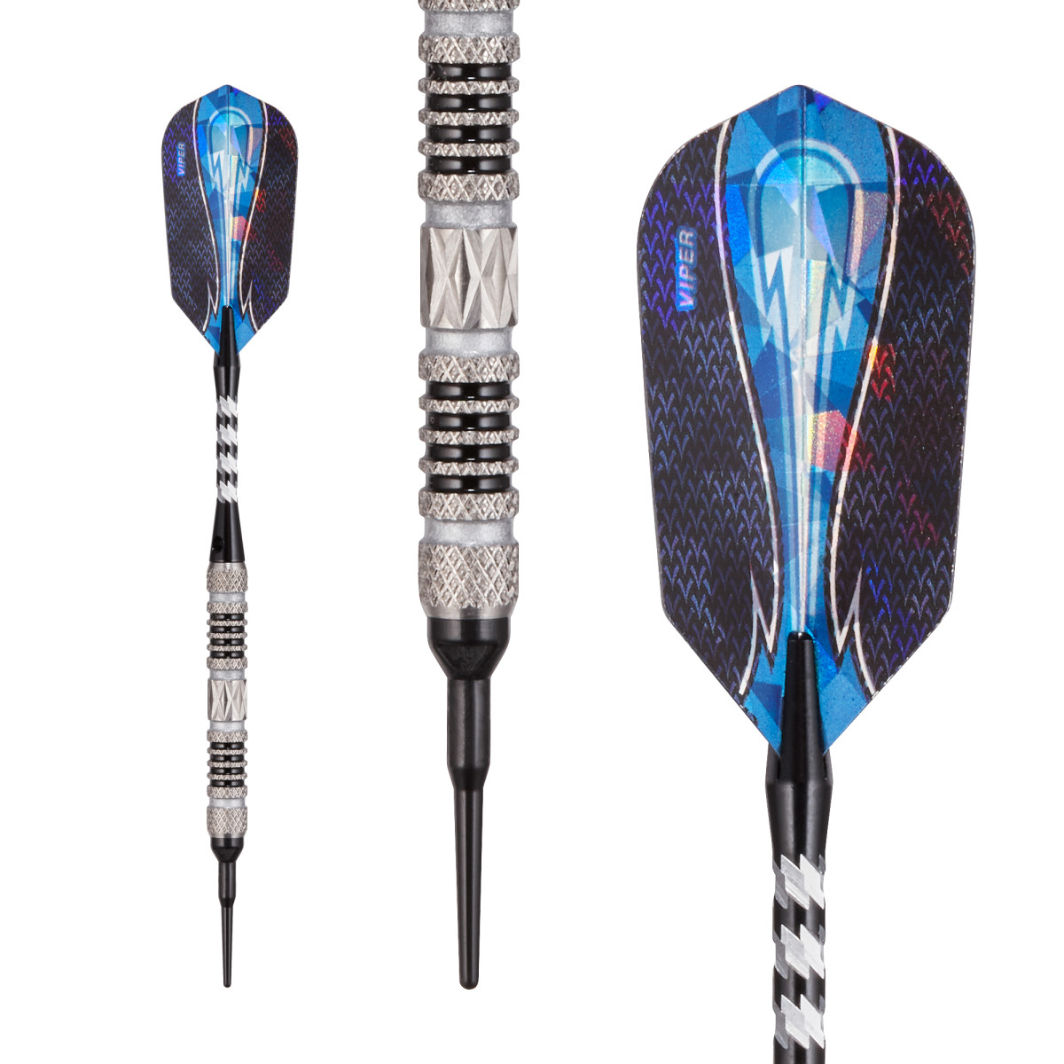 Viper Astro Tungsten Soft Tip Darts Black Rings 
18Grams. Also in 16 Grams.