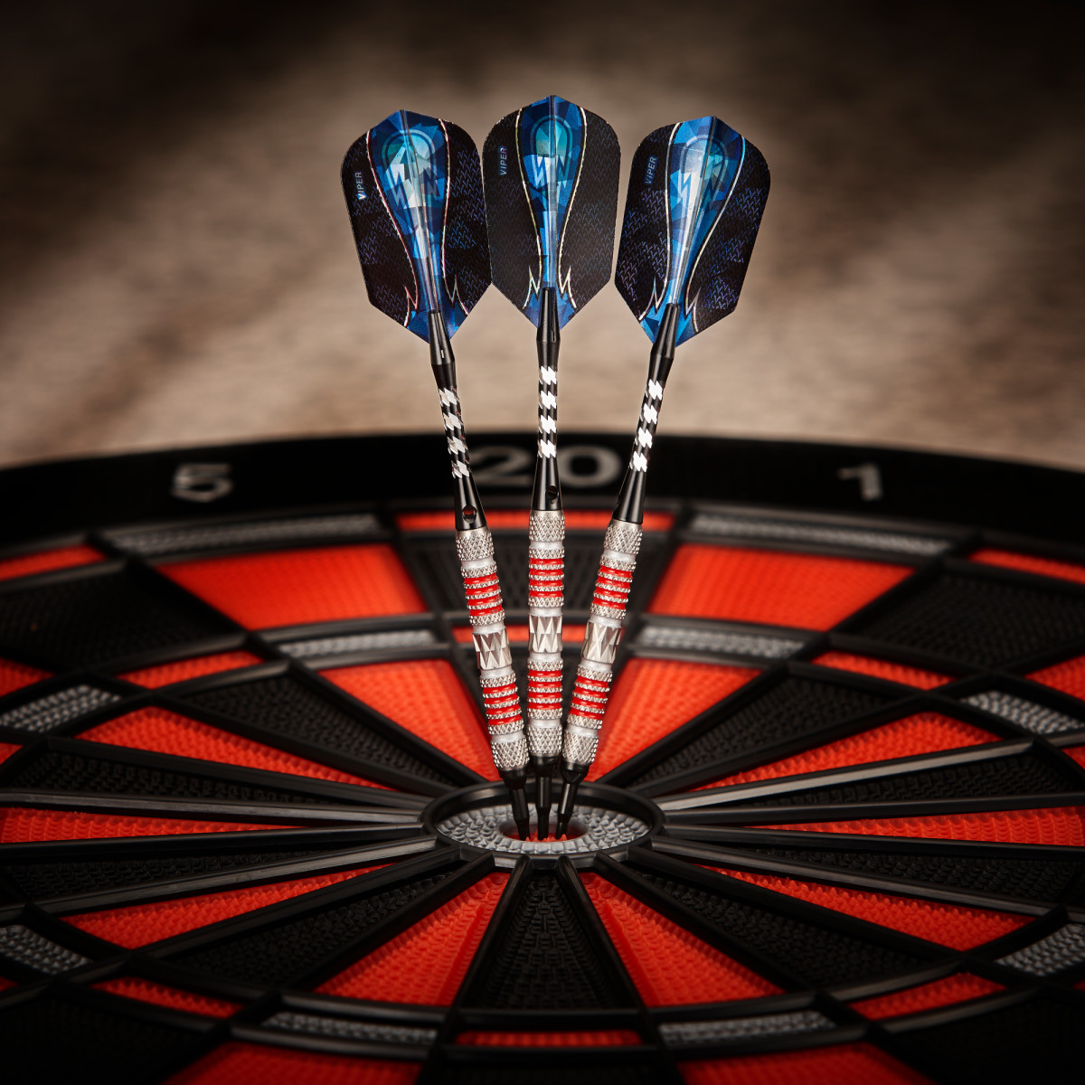 Viper Astro Tungsten Soft Tip Darts Red Rings 18 Grams