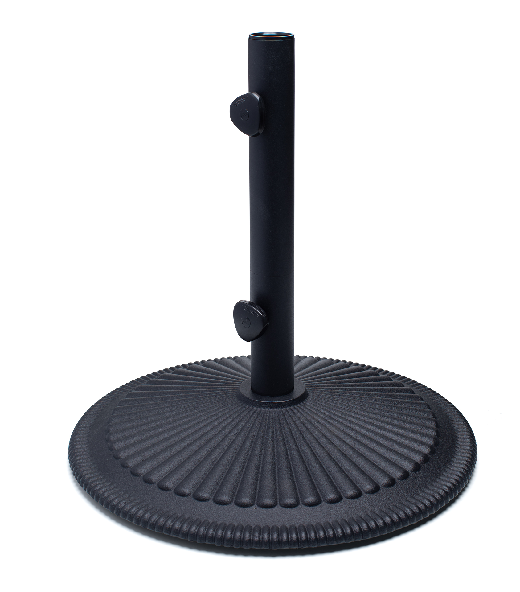 50lb Black Cast Umbrella Base