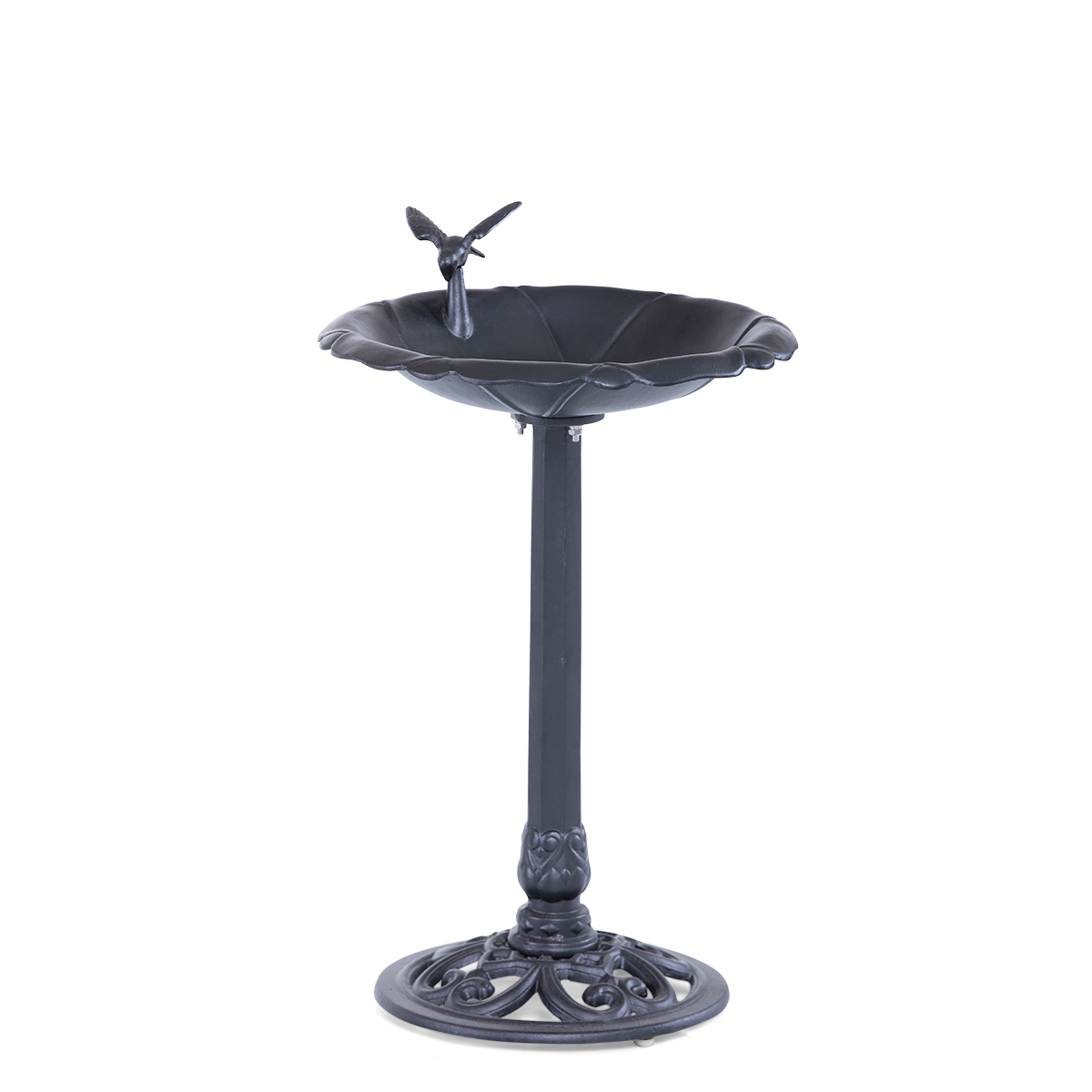 Black Lotus Bird Bath 