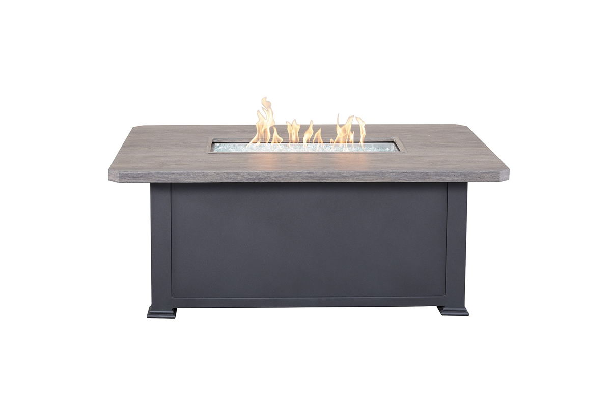 Erie Etch Fire Table: 
36" W X 58" D X 25" H