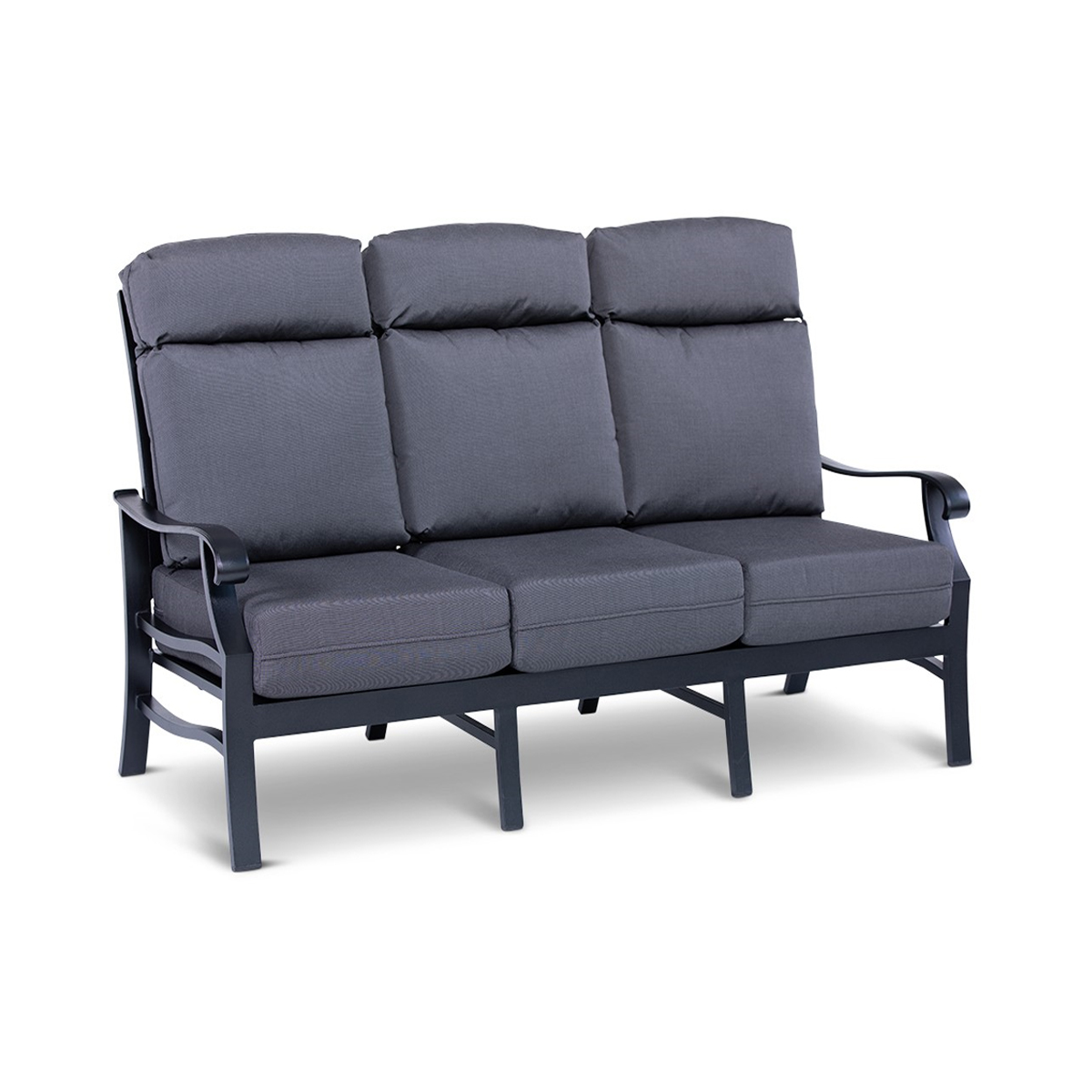 High Back Sofa:82" W x 36" D x 42" H