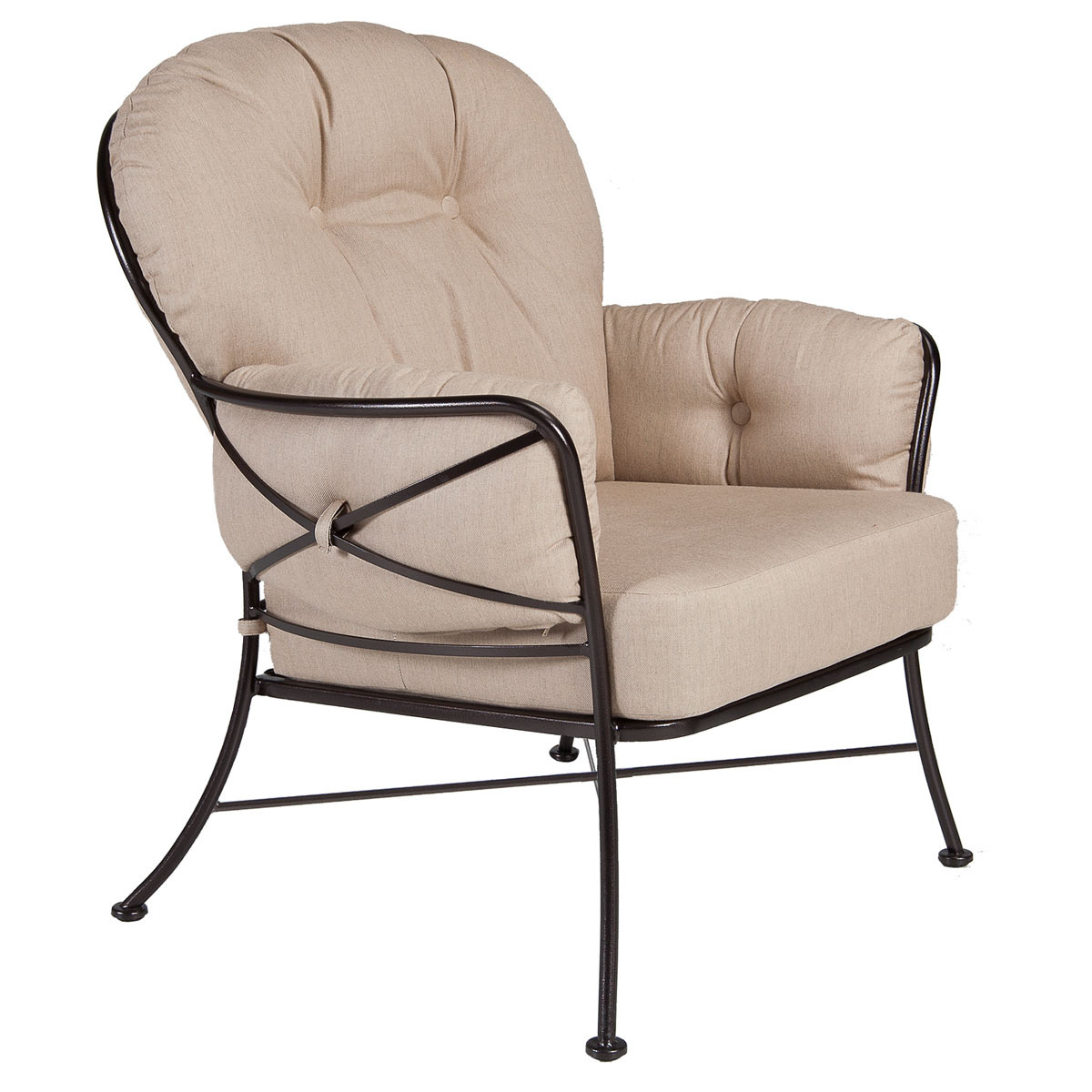 Lounge Chair:Width/Diameter :	33.75
Depth/Length:	35.25
Height:	39
Seat Height:	18.75
Arm Height:	27.5
Weight:	50 lbs.
