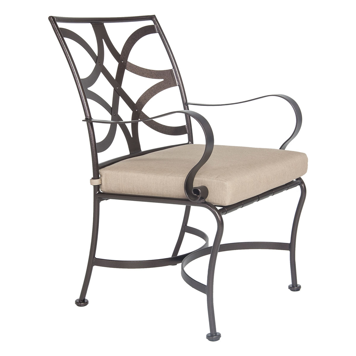 Dining Arm Chair:Width/Diameter :	23
Depth/Length:	24.75
Height:	36
Seat Height:	18
Arm Height:	26
Weight:	31 lbs
