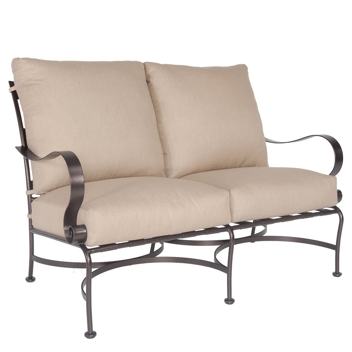 Love Seat:Width/Diameter :	51.75
Depth/Length:	36.25
Height:	35.25
Seat Height:	17.75
Arm Height:	25.25
Weight:	94 lbs
Special Notes:	Extends to 69?