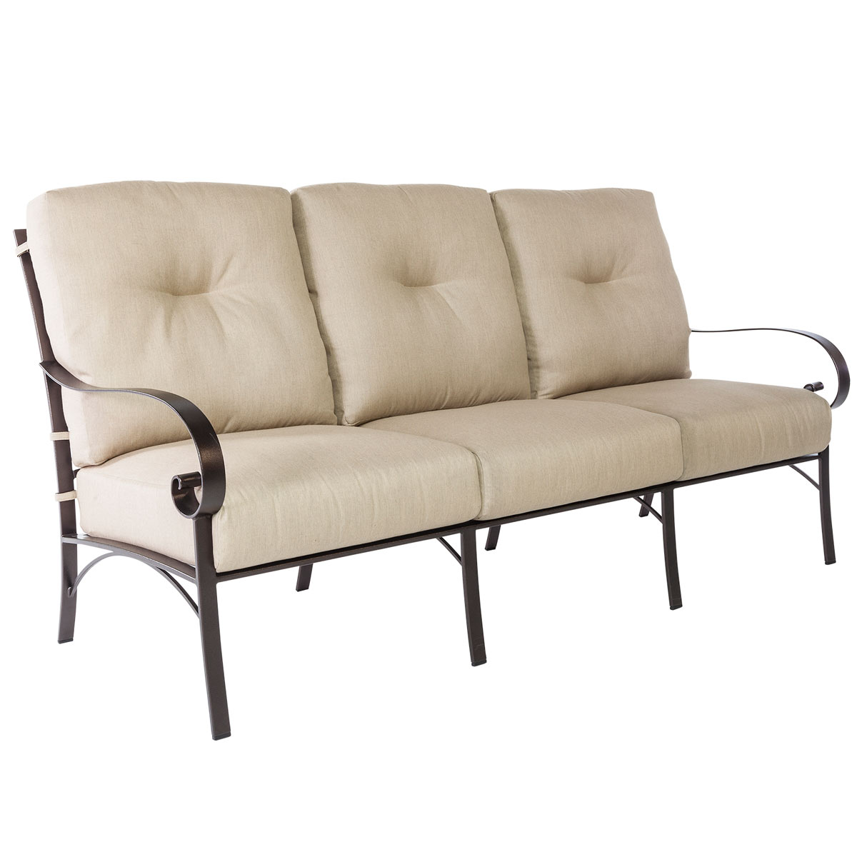 Sofa:Width/Diameter :	82
Depth/Length:	36.75
Height:	42
Arm Height:	18.75
Seat Height:	26.5
Weight:	150 lbs.