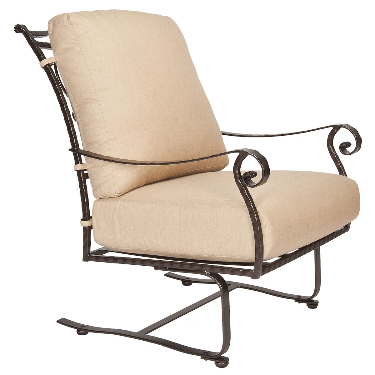 Spring Base Lounge Chair:
Width/Diameter :	29
Depth/Length:	38.25
Height:	41.5
Seat Height:	18.75
Arm Height:	26.75
Weight:	80