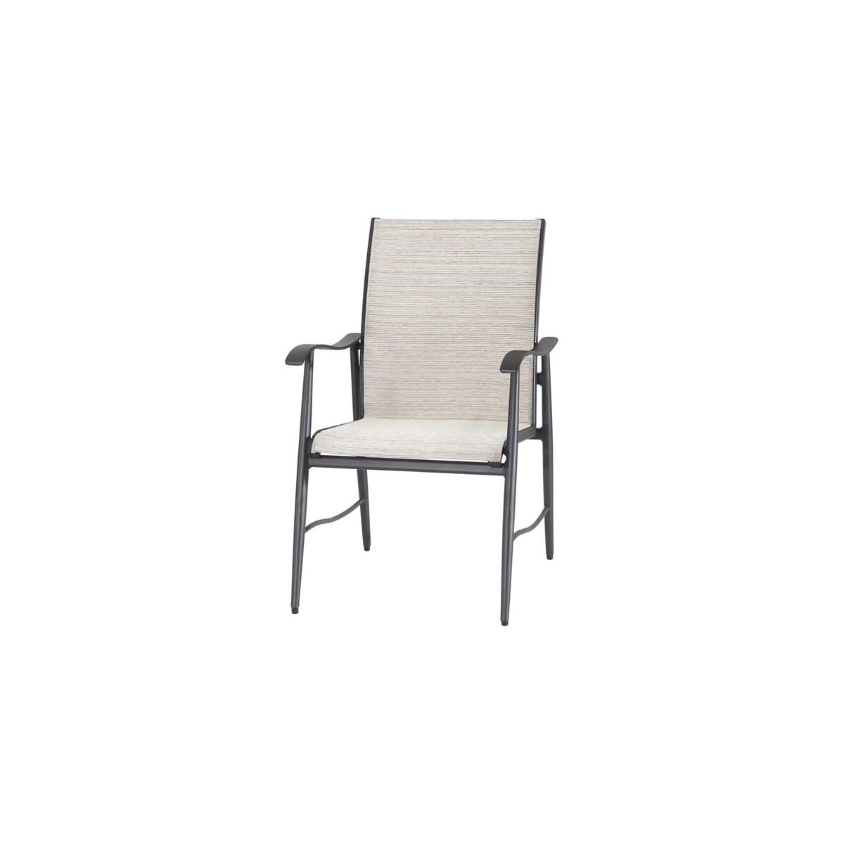 LIDA SLING DINING CHAIR:W: 23.5" D: 29" H: 37.5"Seat: 18" Arm: 26.5" Weight:23 lbs