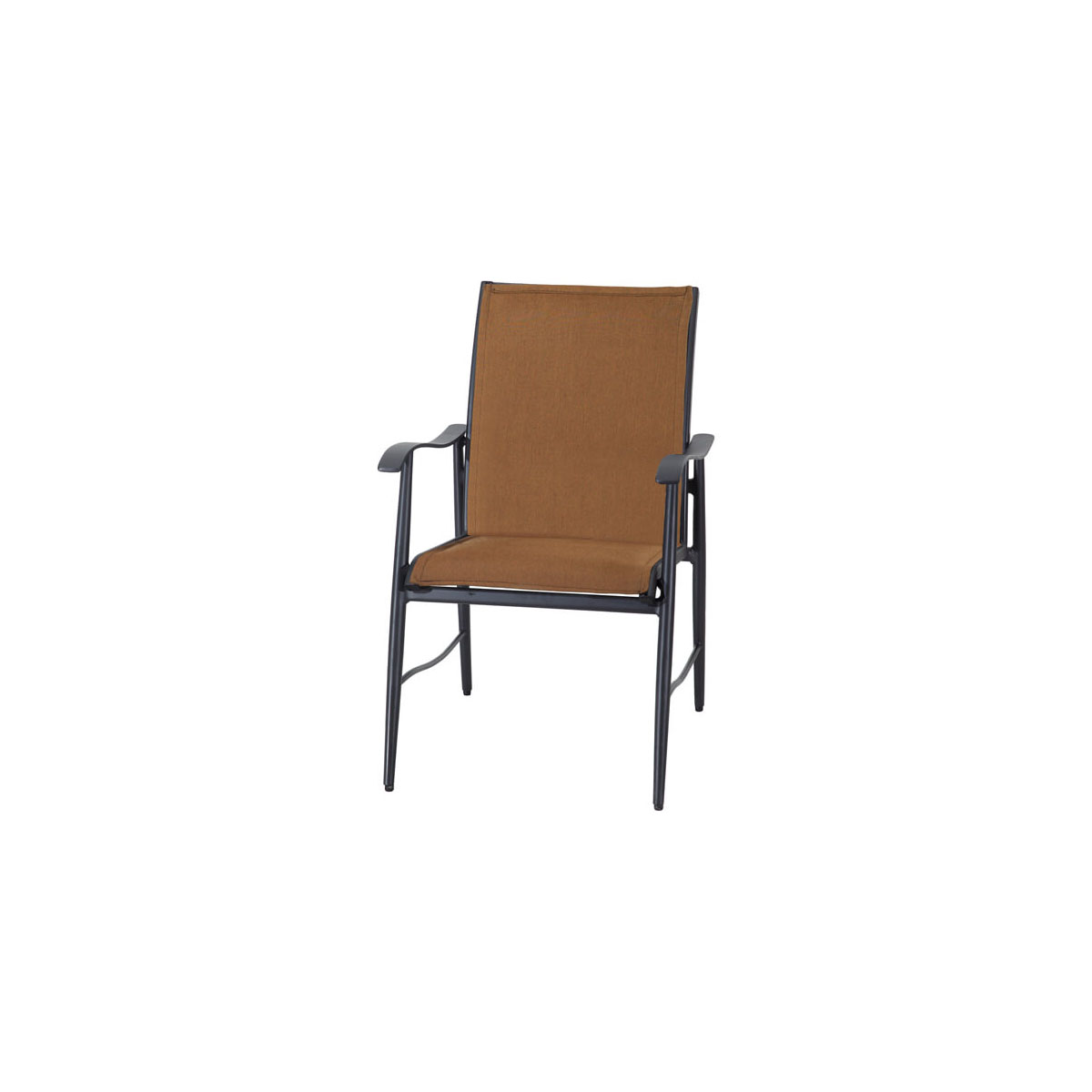 LIDA PADDED SLING DINING CHAIR:
W: 23.5" D: 29" H: 37.5" Seat: 18" Arm: 26.5" WEIGHT:23 lbs
