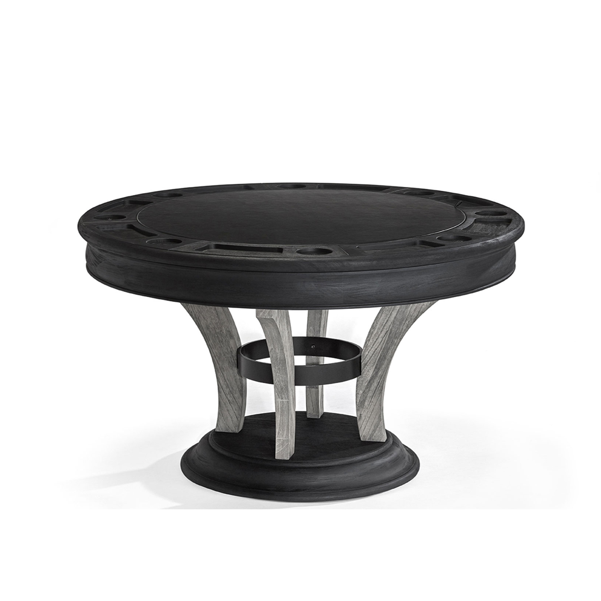 Centennial Game Table(Black Wire Brush/Rustic Grey 2)