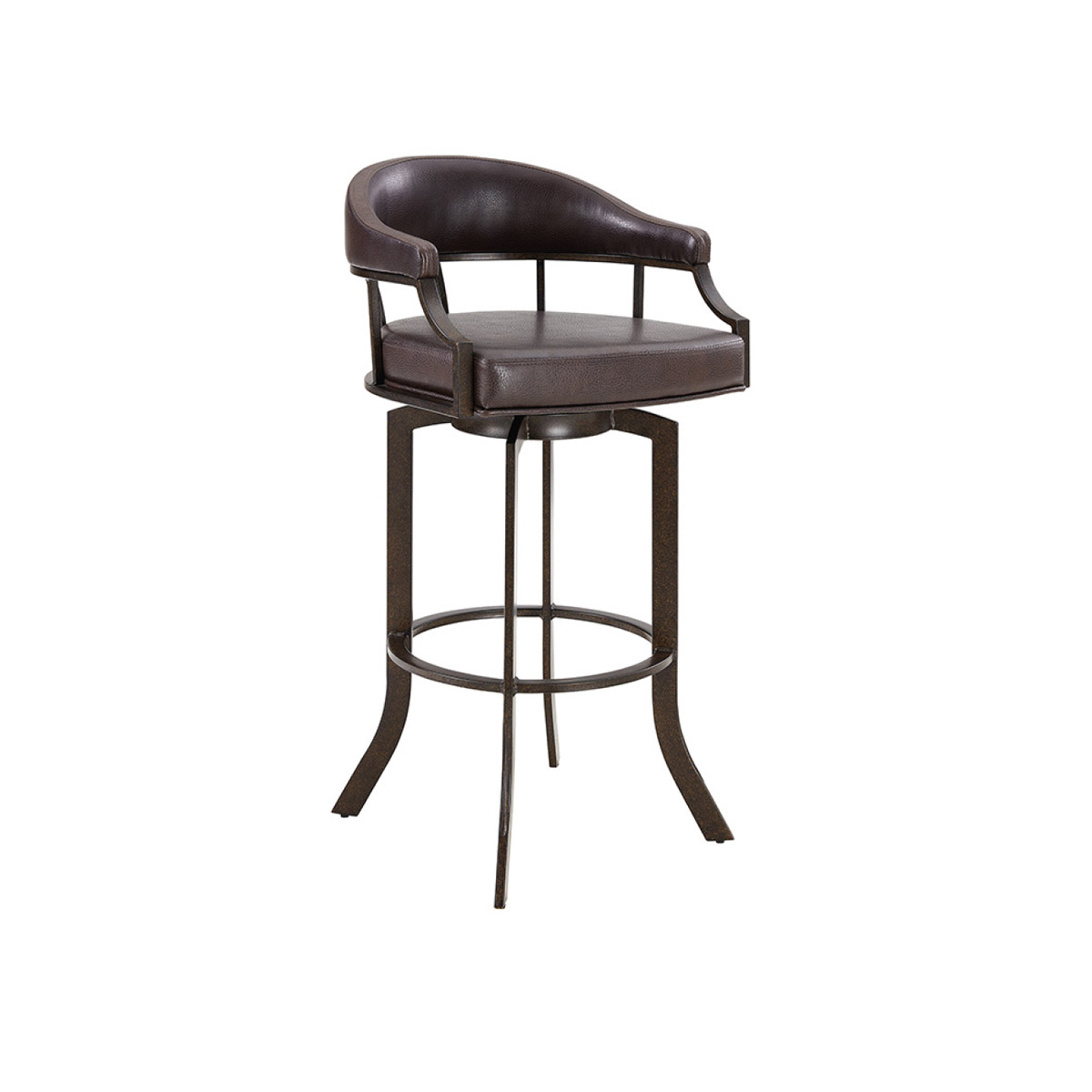 Eastpoint Swivel Stool - Brown