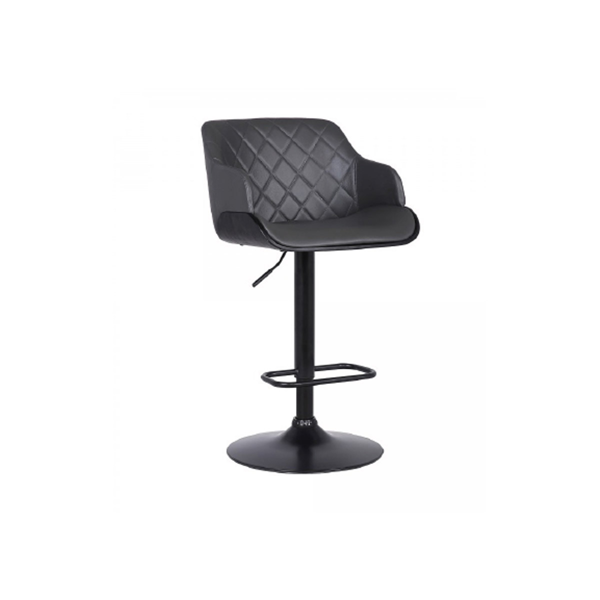 Ryan Black/Grey Adjustable Stool