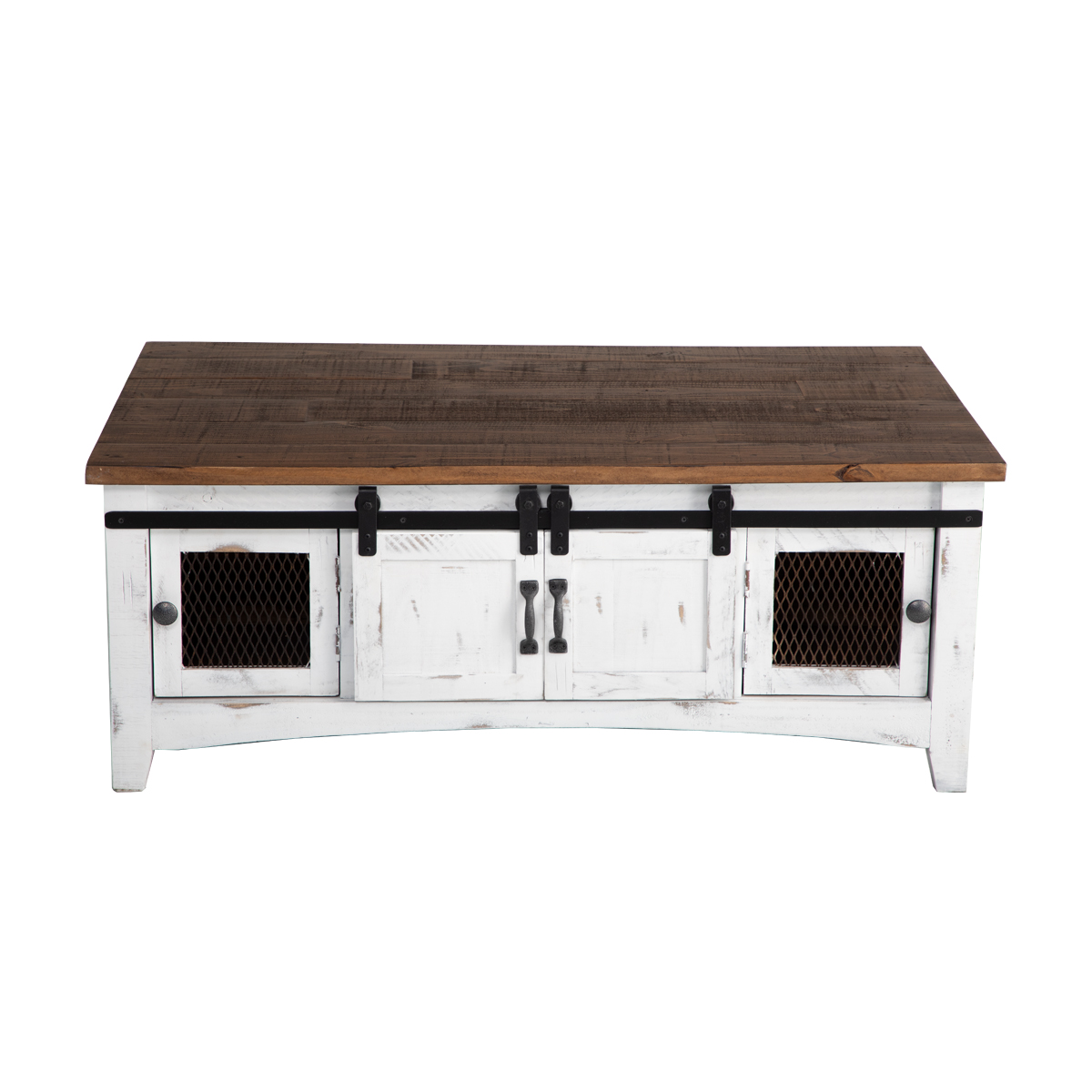 Woodland White Rectangle Cocktail Table