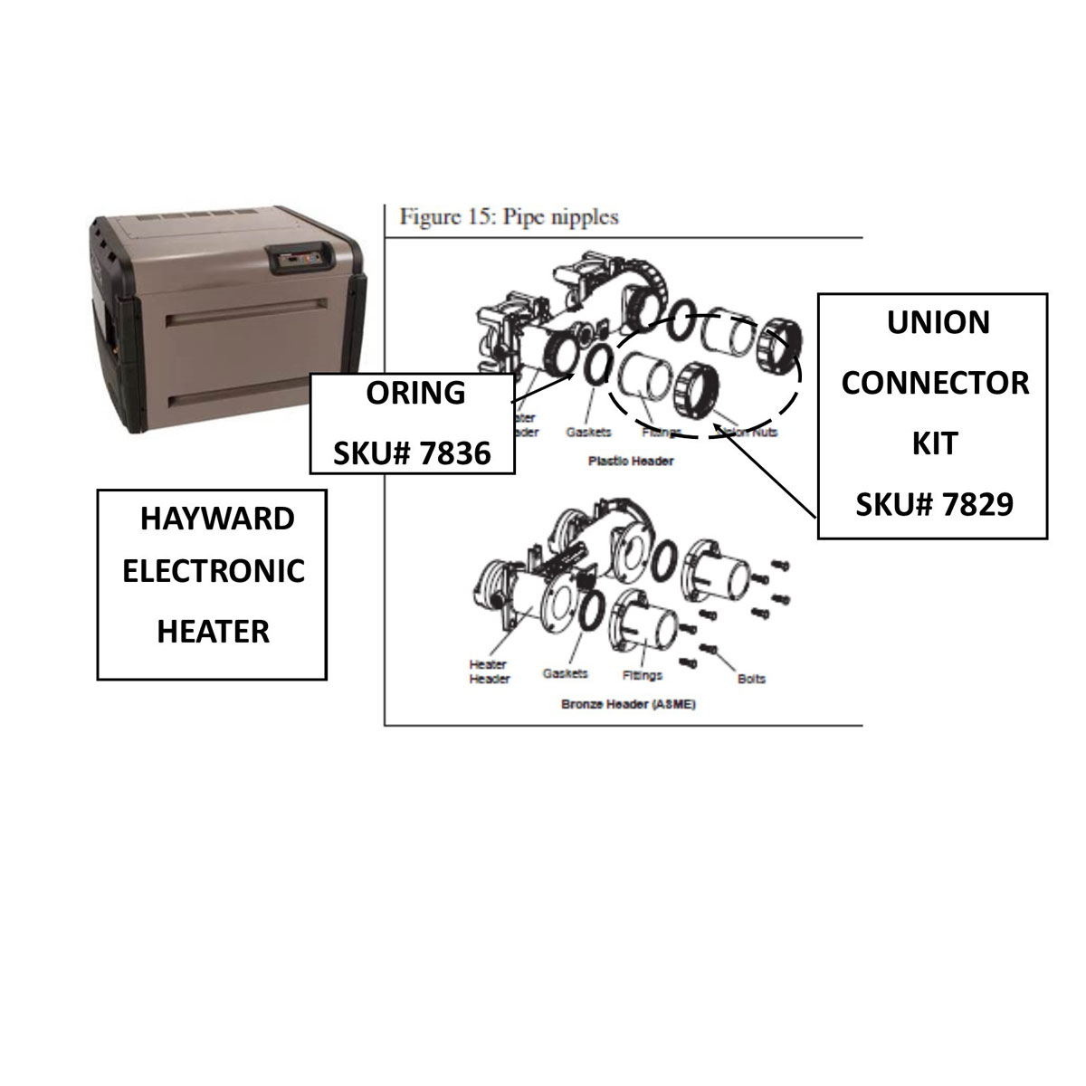 Hayward Electronic Heater Parts