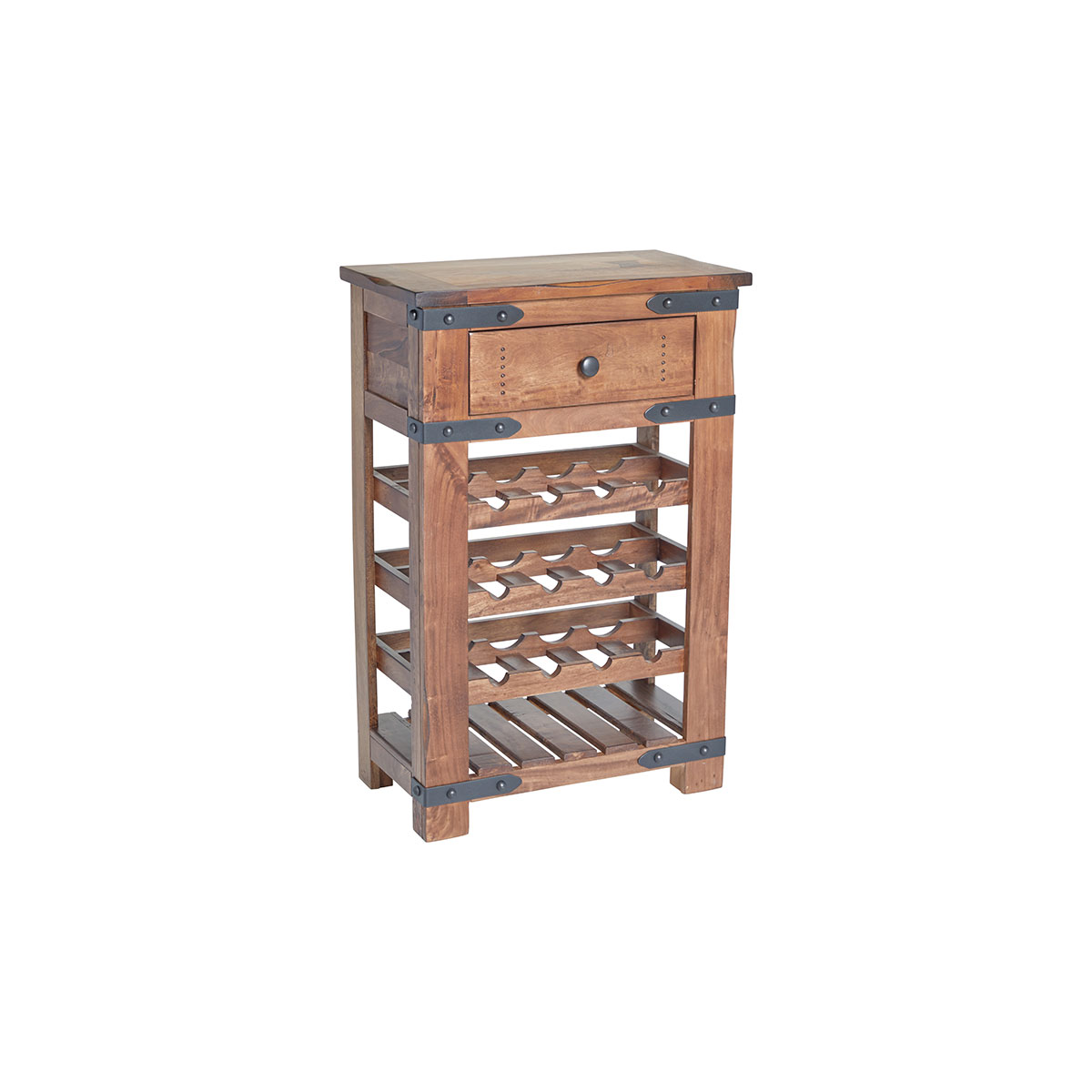 Durango Wine Rack with Drawer