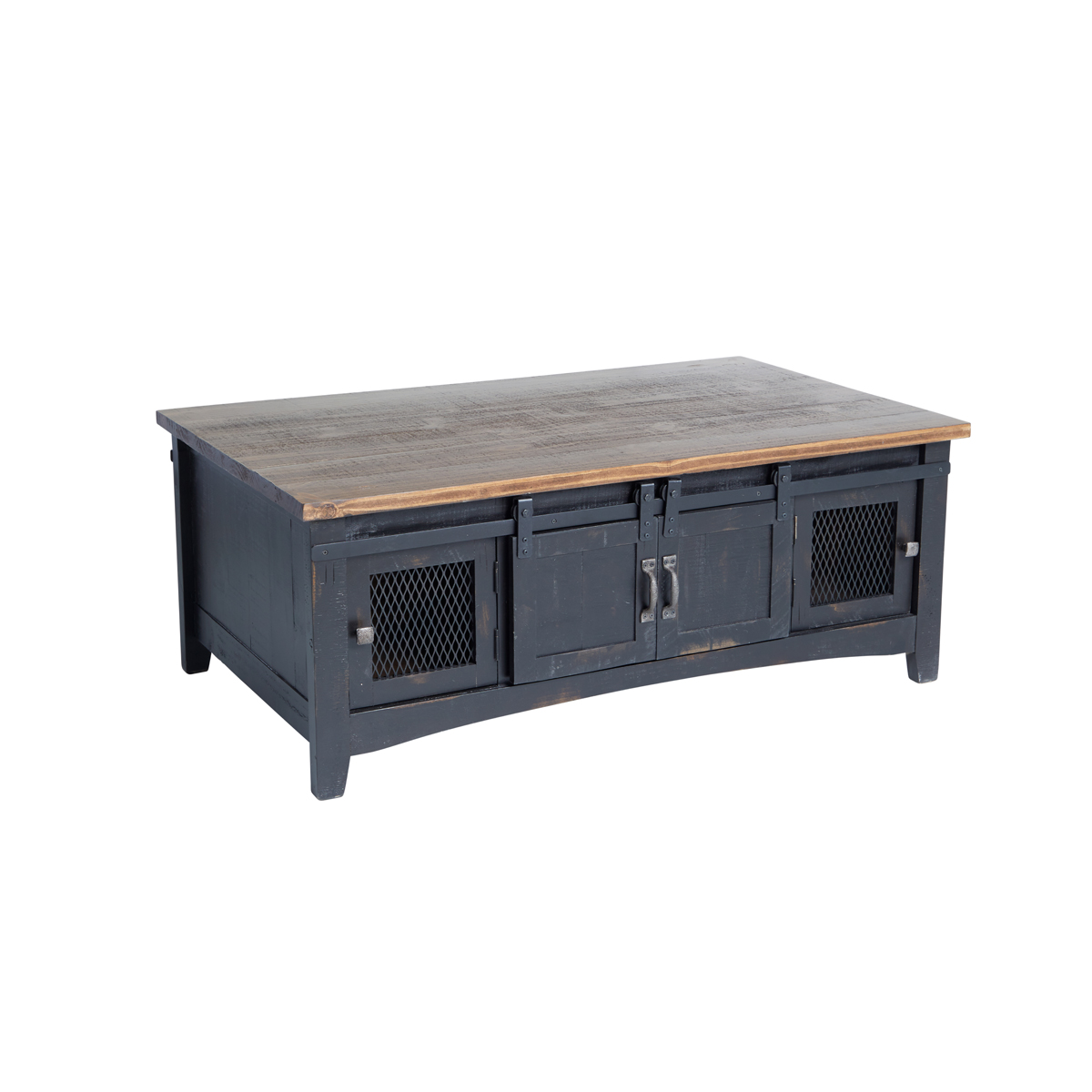 Woodland Black Rectangle Cocktail Table