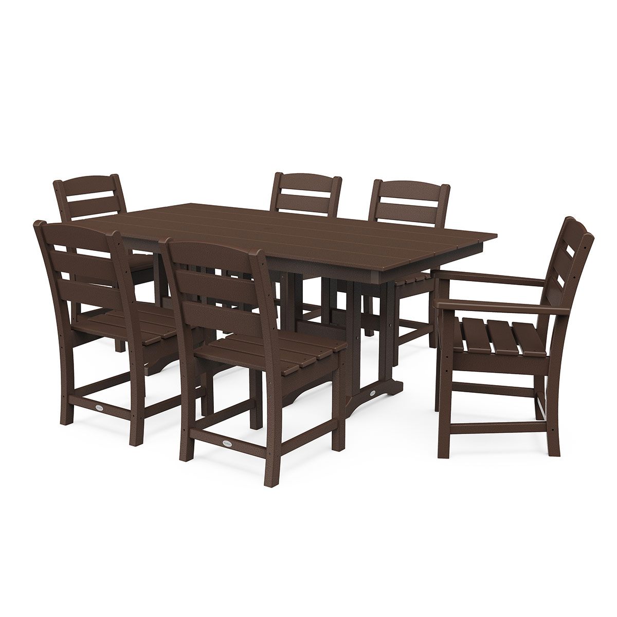 Lakeside 7-Piece Farmhouse Dining Set