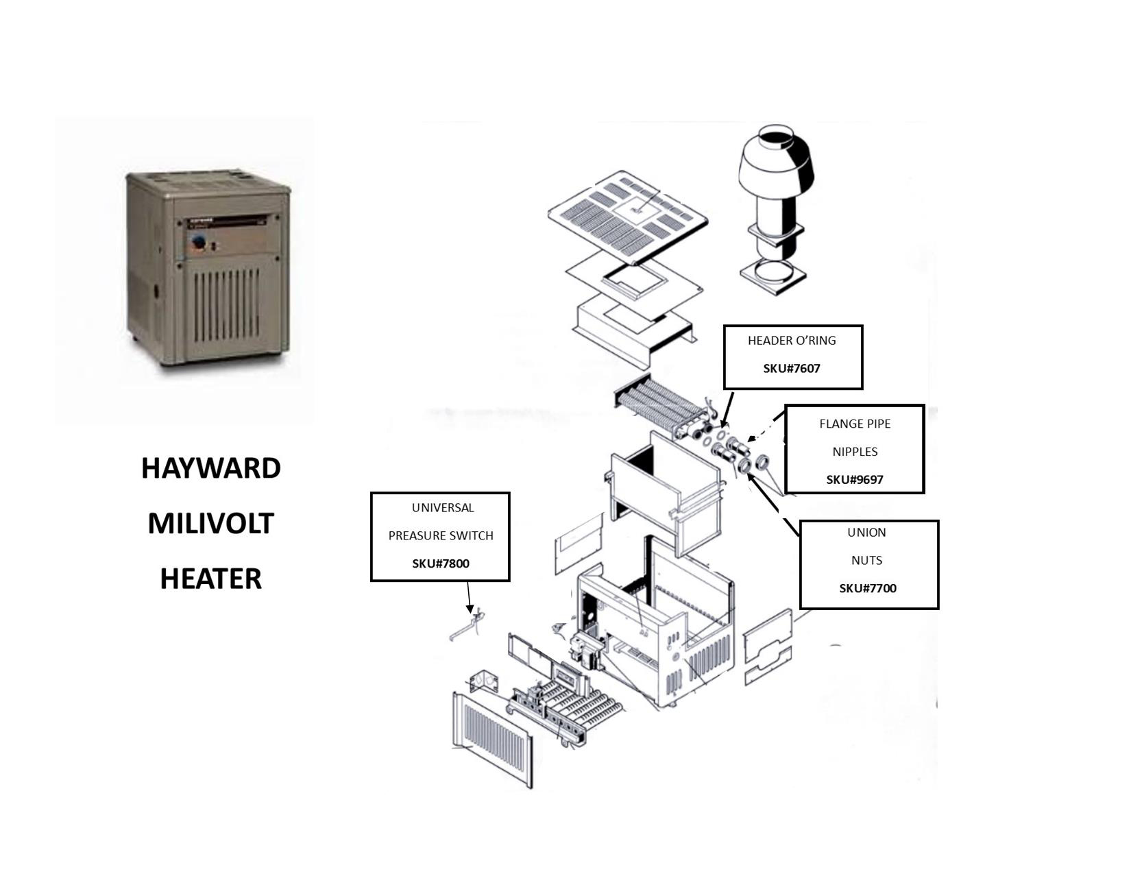 Milivolt Heater Parts