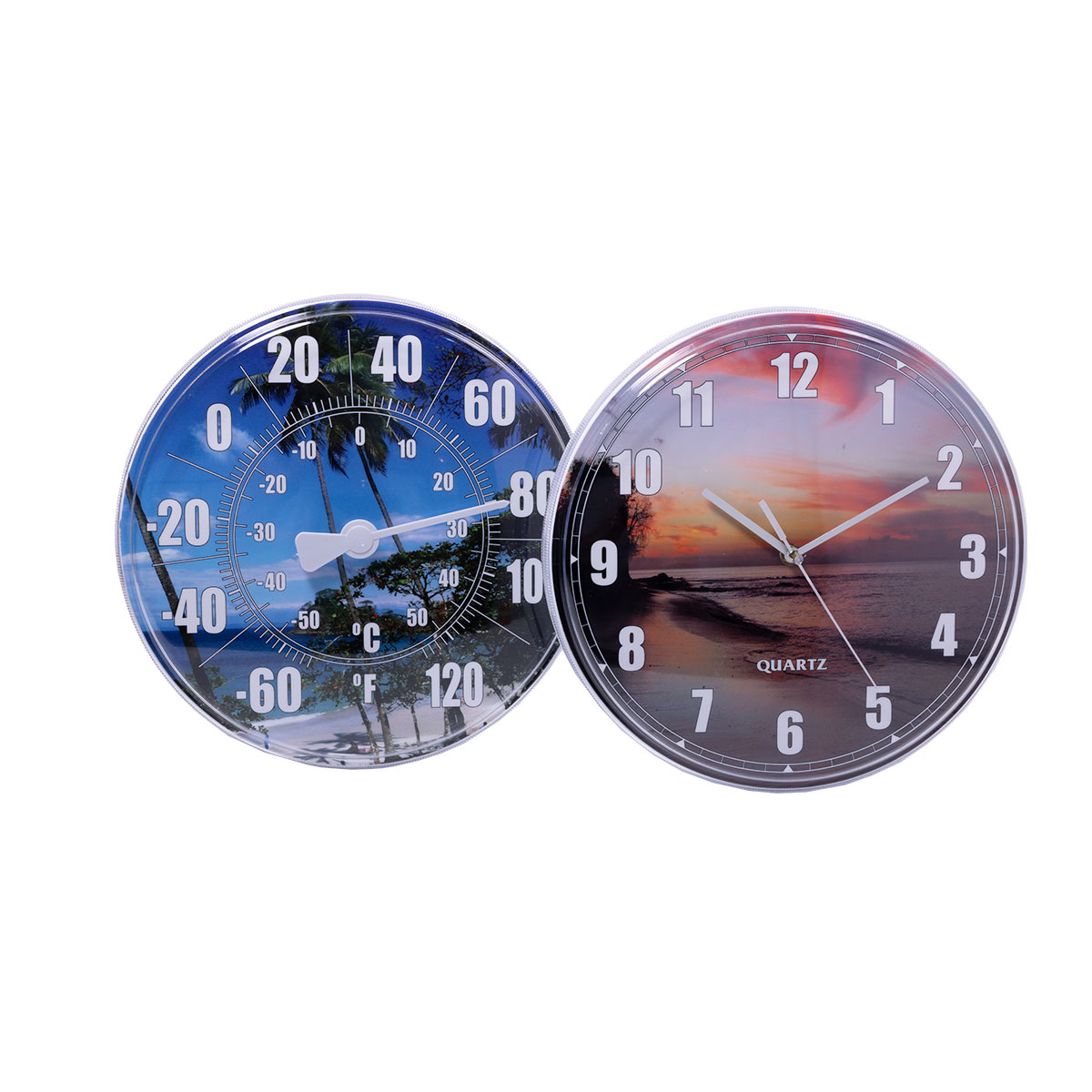 Wall Clock & Thermometer