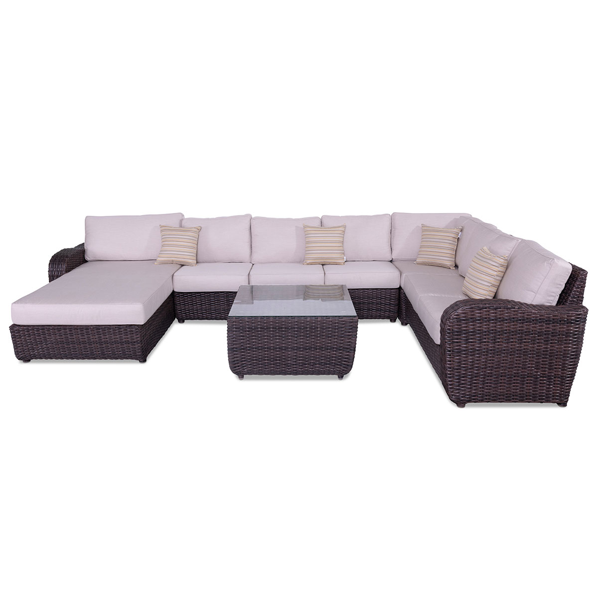 Albany 7 Piece Chaise Sectional Group